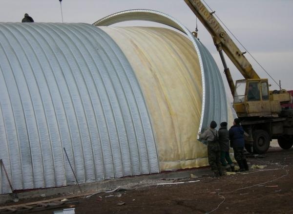 Строительство бескаркасных арочных ангаров., фотография 2