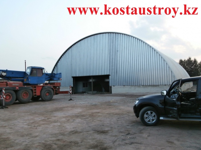 Строительство бескаркасных арочных ангаров., фотография 11