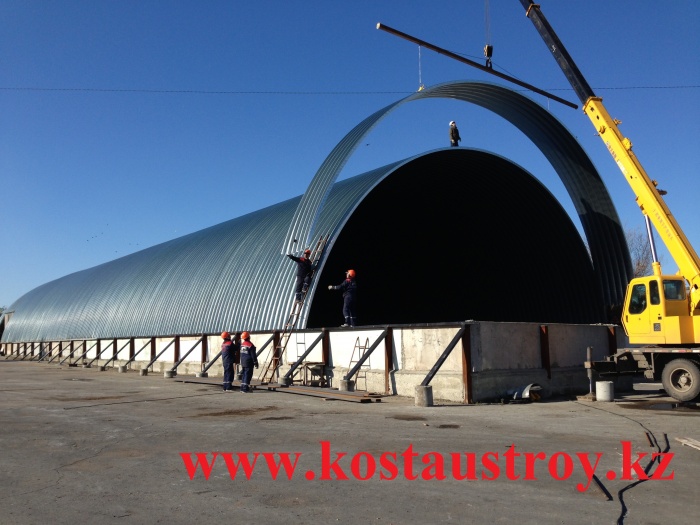 Строительство бескаркасных арочных ангаров., фотография 12