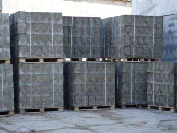 Камень стеновой полнотелый шлакоблок, фотография 2