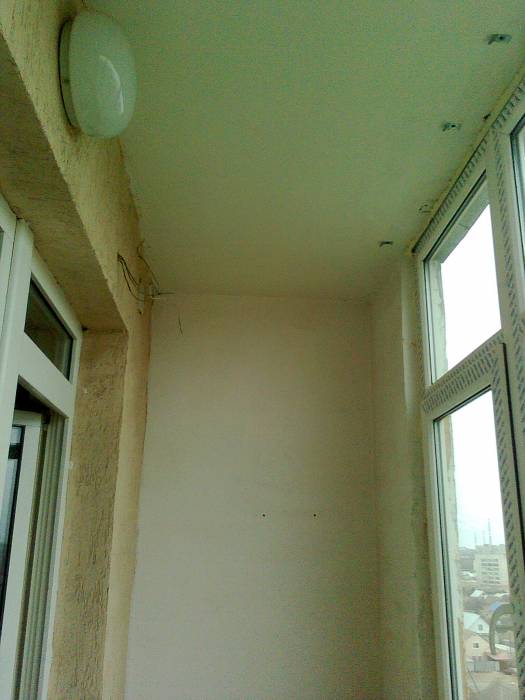 утепление балконов,выравнивание стен гипсокартоном,, фотография 3