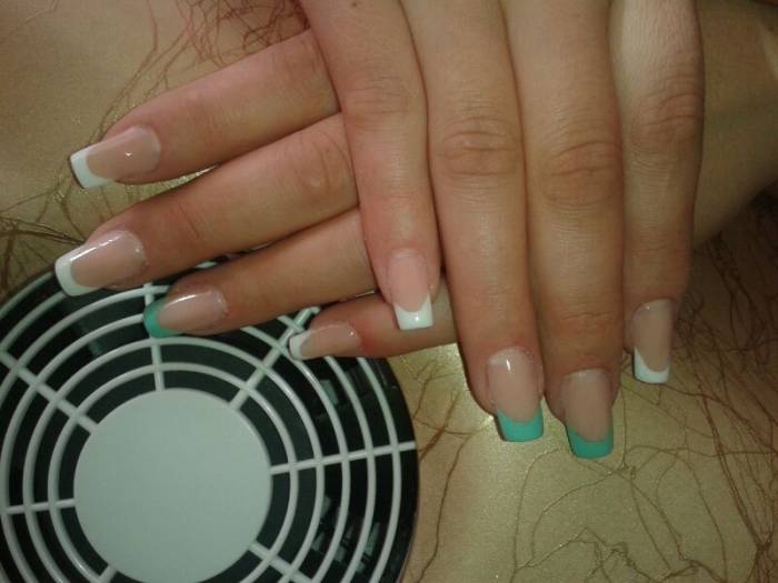 наращевание ногтей, фотография 4