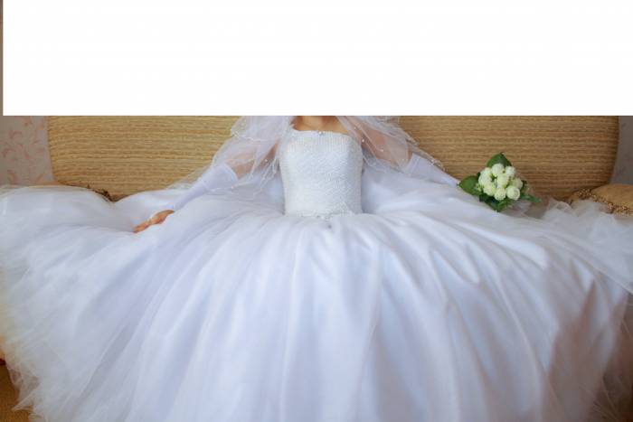 свадебное платье, фотография 1