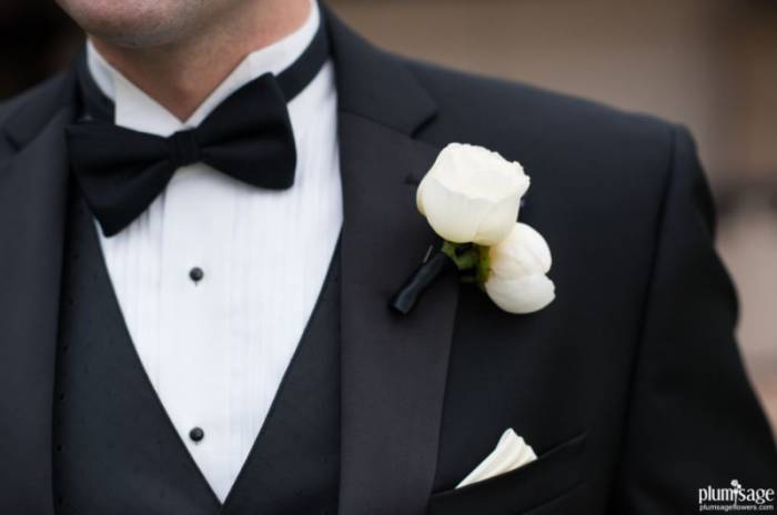 Бутоньерки и свадебные букеты для прекрасных пар, фотография 7