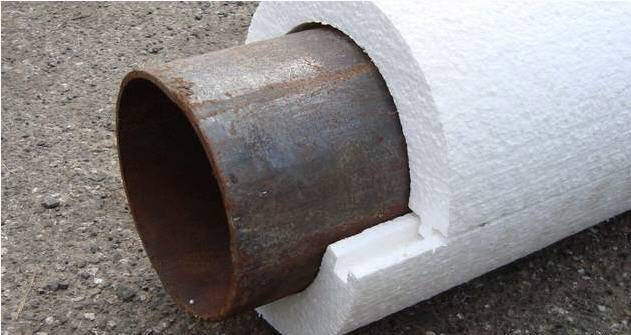 Теплоизоляционная скорлупа из пенополистирола , фотография 1