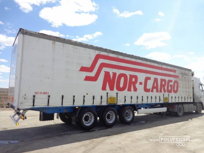 Полуприцеп Krone 2006 г. Шторный, фотография 1