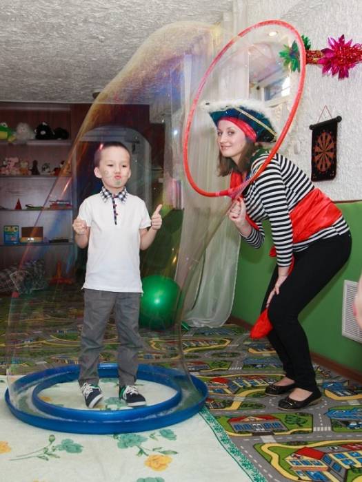 шоу  мыльных пузырей, фотография 3