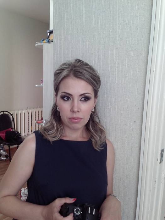 Наращивание ресниц, макияж, фотография 1