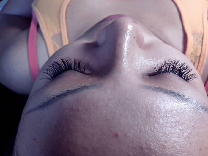 Наращивание ресниц, макияж, фотография 3