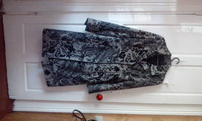 Пальто драповое утепленное женское р-42-44 БУ, фотография 1