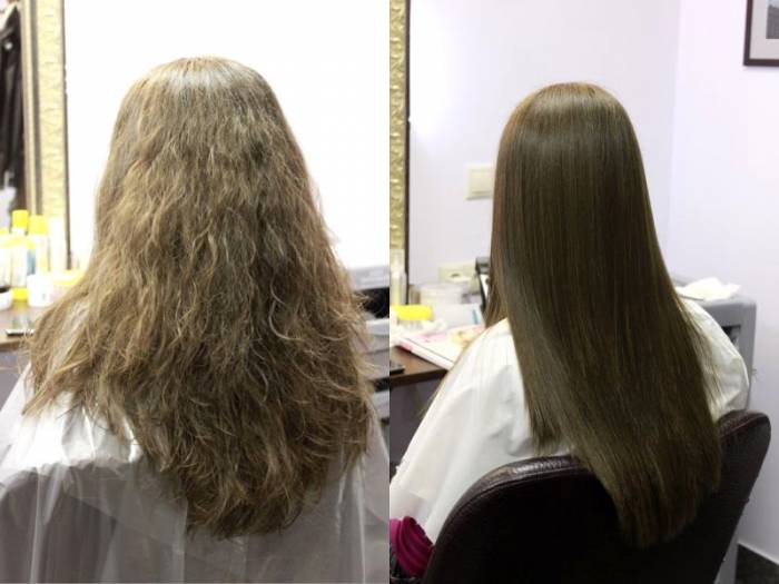 Бразильское кератиновае выпрямление волос, фотография 2