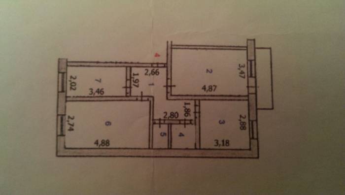 Продам 3-х,комнатную квартиру., Шлюзная 12, фотография 2