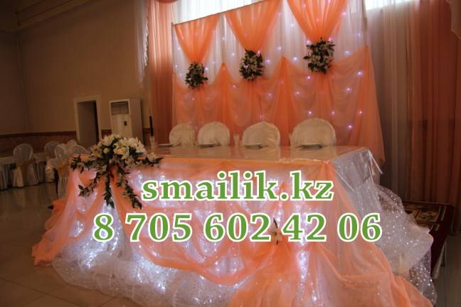  Оформление шарами, цветами, тканью (с подсветкой), фотография 7