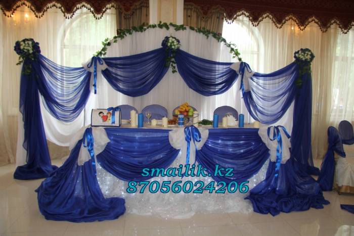  Оформление шарами, цветами, тканью (с подсветкой), фотография 8