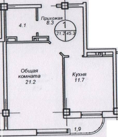одно комнатная квартира в новом жилом комплексе АТЛАС, фотография 1
