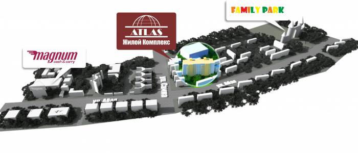 двух комнатная квартира в новом жилом комплекс АТЛАС, фотография 4