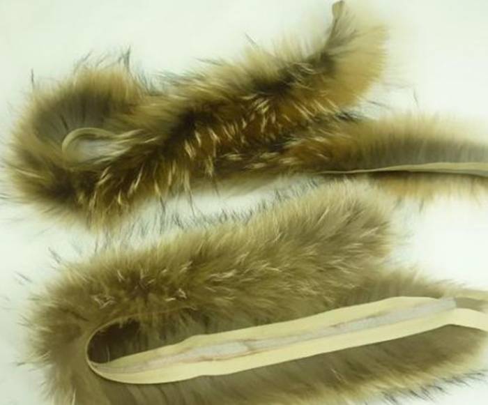 Опушки меховые из енота оптом, фотография 6