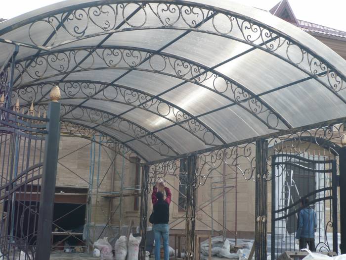  решетки ворота навесы сэндвич панели домофоны спутниковое тв, фотография 5