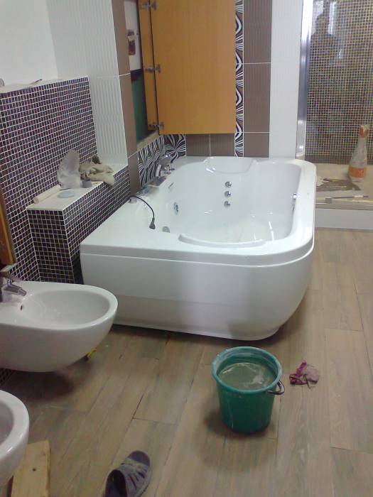 натяжные потолки, отделочные работы, фотография 7