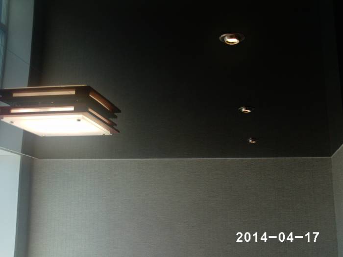 натяжные потолки, отделочные работы, фотография 11