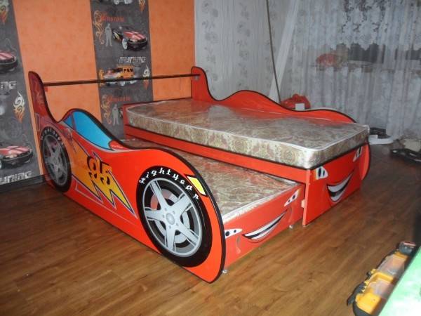 Детские кроватки-машинки, кроватки-каретки , фотография 3