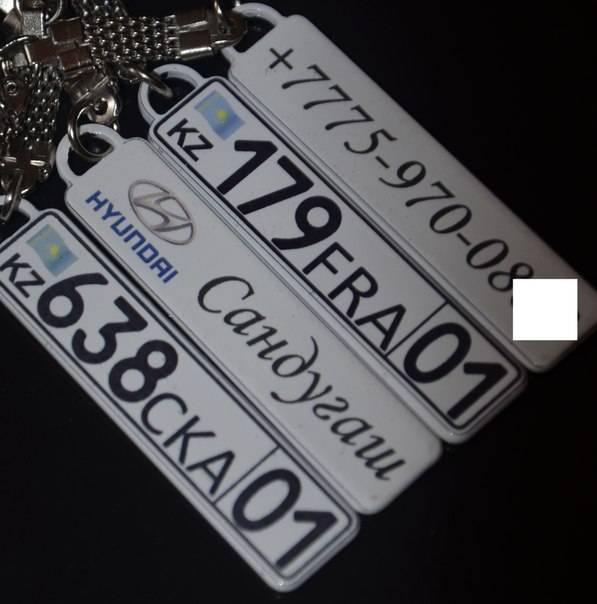 Гос.номер авто в виде брелока, фотография 3