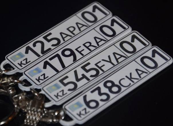 Гос.номер авто в виде брелока, фотография 6