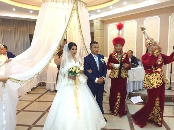 Театрализованный вывод невесты на кыз узату (проводы), фотография 1