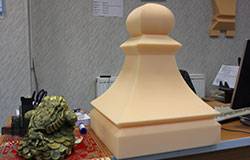 Новогоднее оформление, магазина, дома фигурами из пенопласта, фотография 2