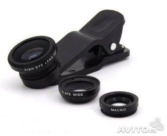 Fisheye, wide, macro - линзы 3 в 1, фотография 3