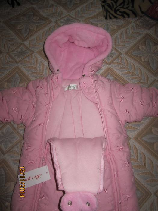 Продам НОВЫЙ зимний комбез на девочку, фотография 1