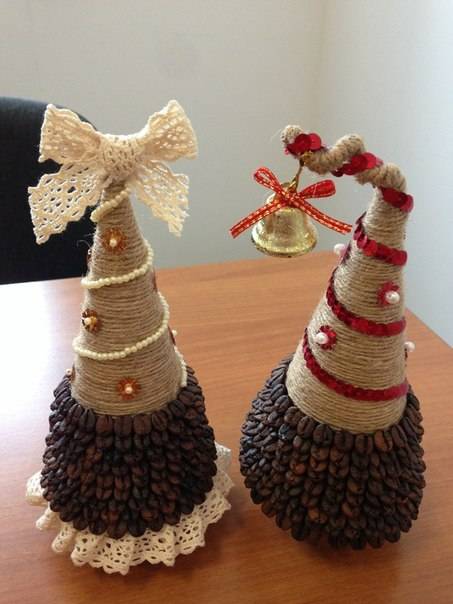 Топиарий дерево счастья из кофе в подарок Караганда, фотография 10