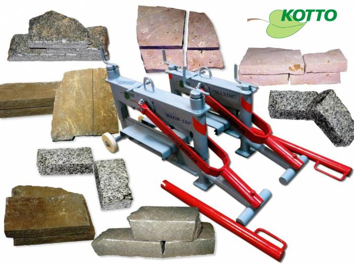 Нож-гильотина  МАКСИМ. Для резки тротуарной плитки, природного камня., фотография 3