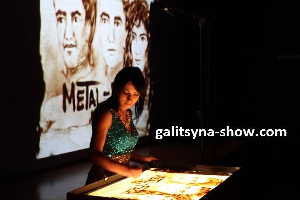 Песочная анимация в Казахстане, фотография 2