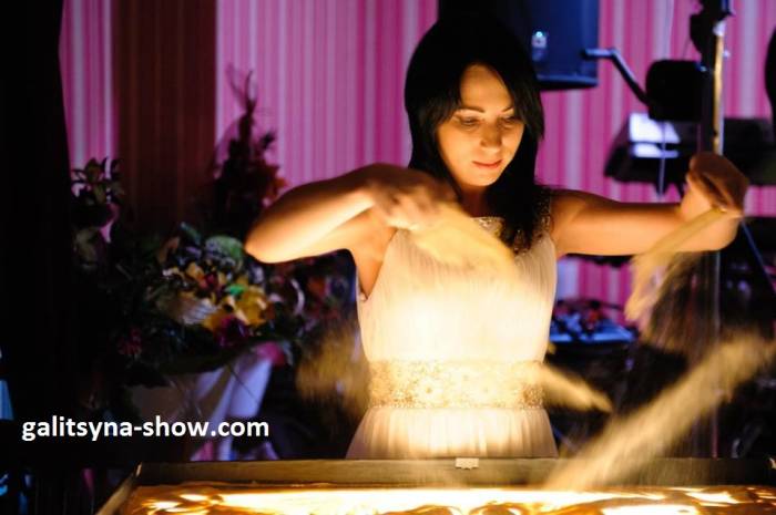 Песочная анимация в Казахстане, фотография 6