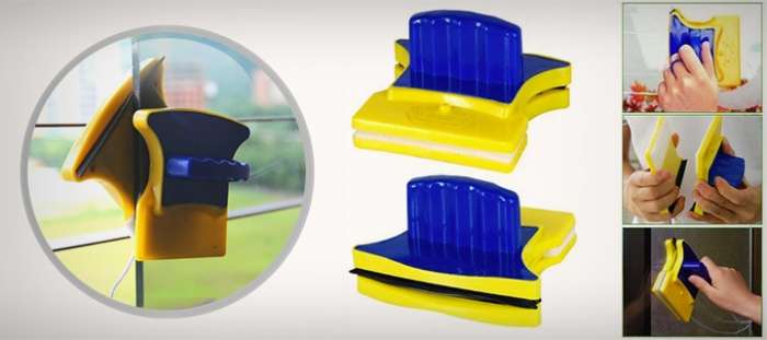 Магнитная щетка для мытья окон , фотография 2