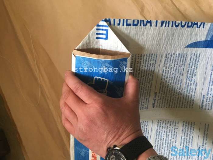 Бумажные мешки 25 кг под сухие строительные смеси на гипсовой и цементной основе, фотография 2