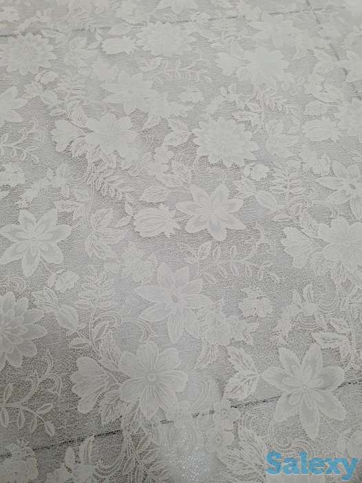 Красивая ажурная скатерть на круглый стол диаметр 178 см Япония, фотография 8