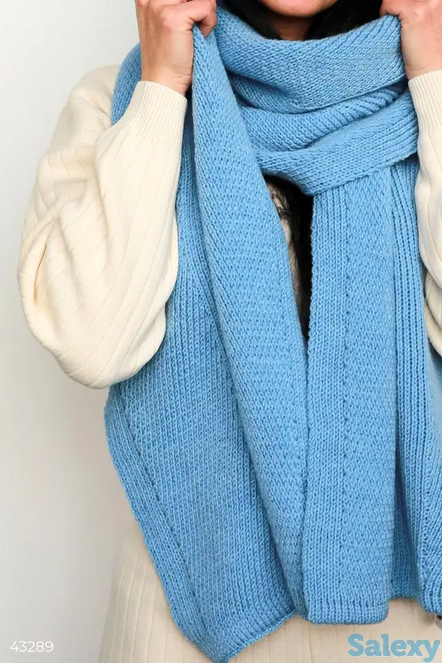 Шарф из фактурной пряжи, фотография 1