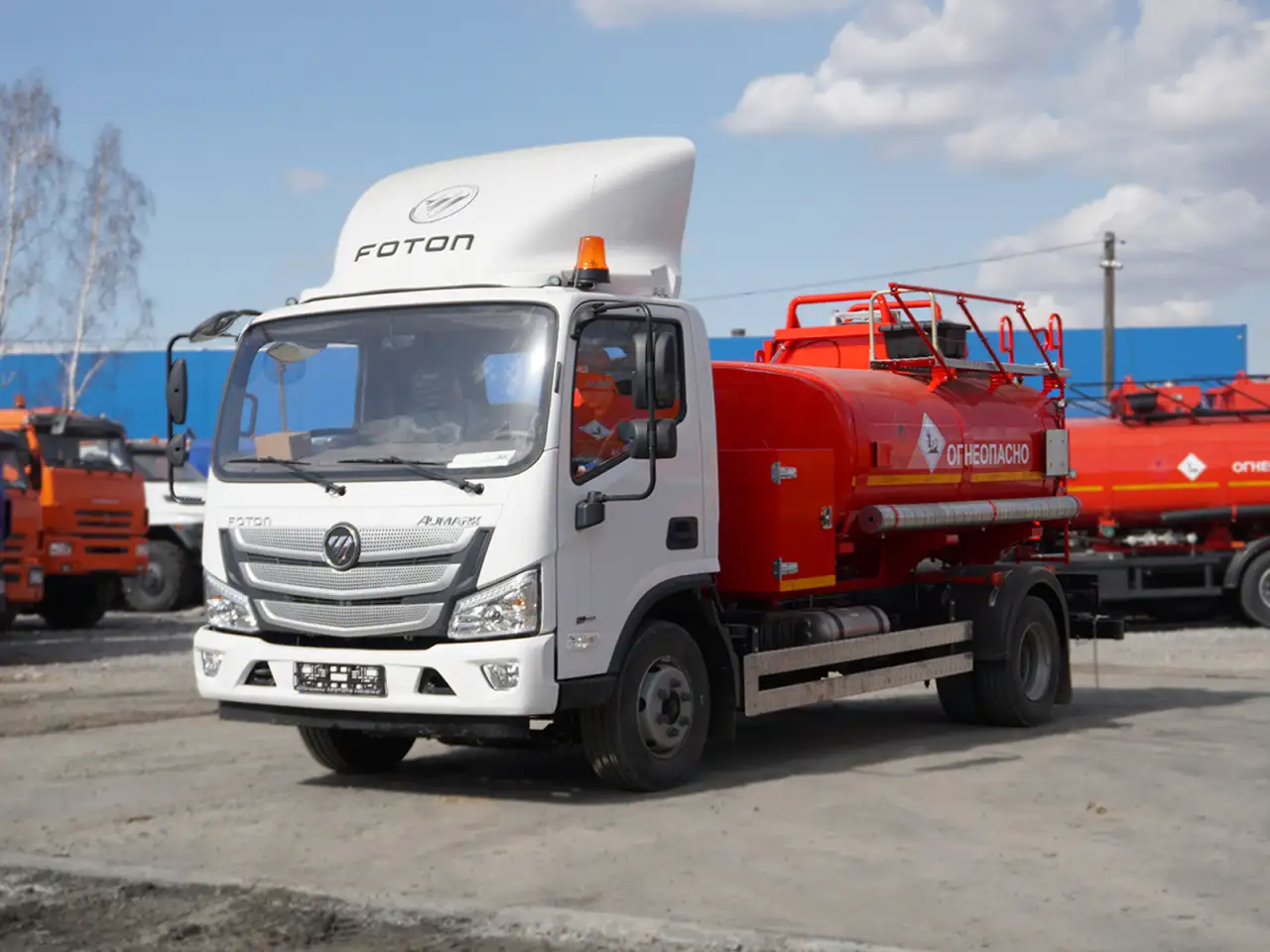 Топливозаправщик 5 м ЧМЗ на Foton Aumark S100, 2025, фотография 3