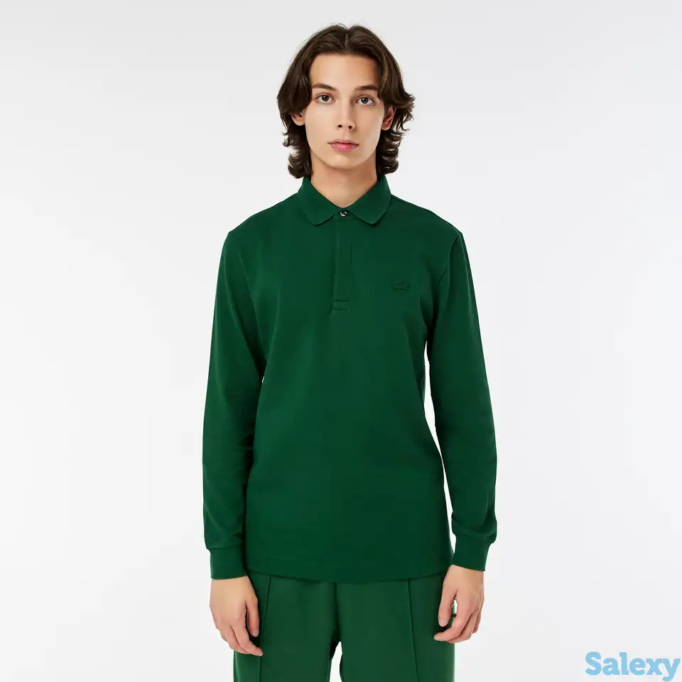 Мужское поло lacoste с длинными рукавами, фотография 1