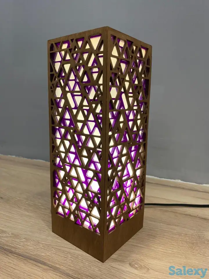 Фиолетовый Интерьерный светильник - ночник, фотография 3