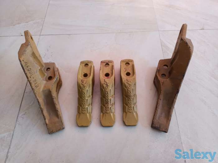 Зубья ковша на экскаватор-погрузчик Hidromek 102B, 102S, фотография 1