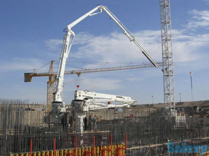 Стационарный бетононасос в сочетании с раздаточной мачтой Schwing Spb 28, фотография 1