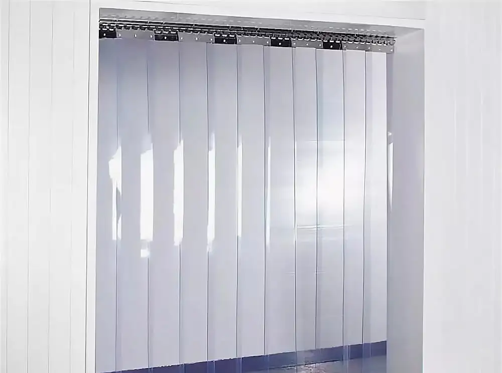 Полосовые завесы пвх, B 200-400 мм, s 2-4 мм, Вид: морозоустойчивая, Назначение: для холодильных камер, фотография 1