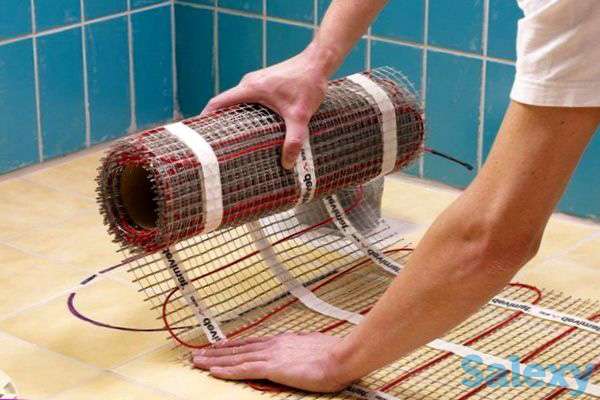 Укладка теплого электрического пола, фотография 2