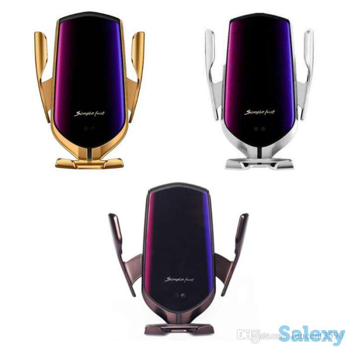 Продам автомобильную беспроводную зарядку-держатель с сенсорным датчиком Smart Sensor Car Wireless R1 2 in 1, фотография 1