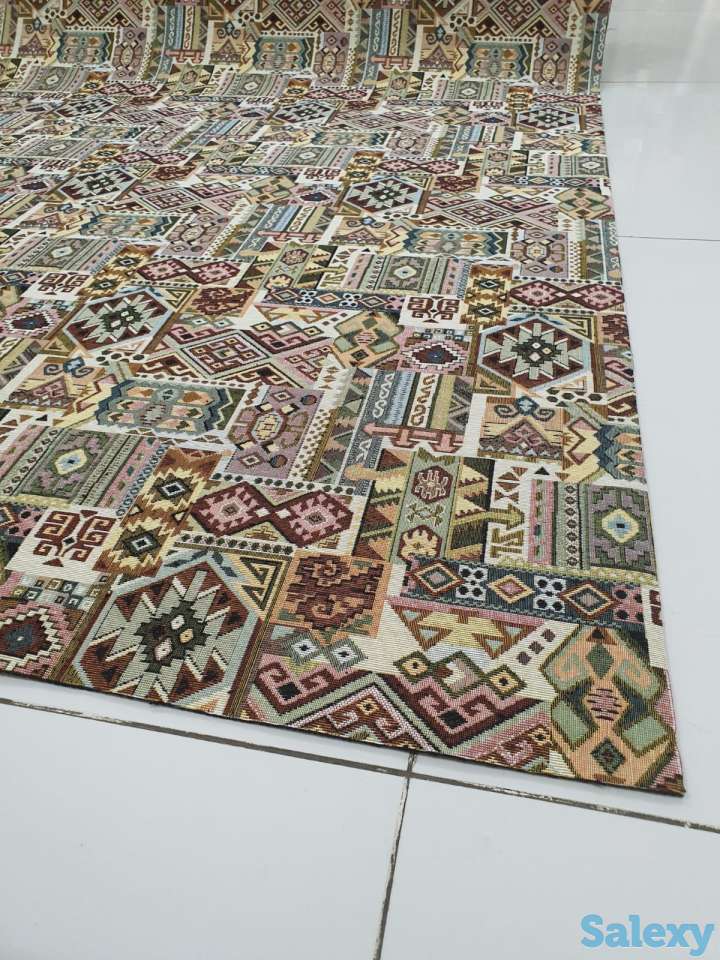 Шикарный гобеленовый коврик метражом ковровая дорожка Италия 135 см, фотография 1