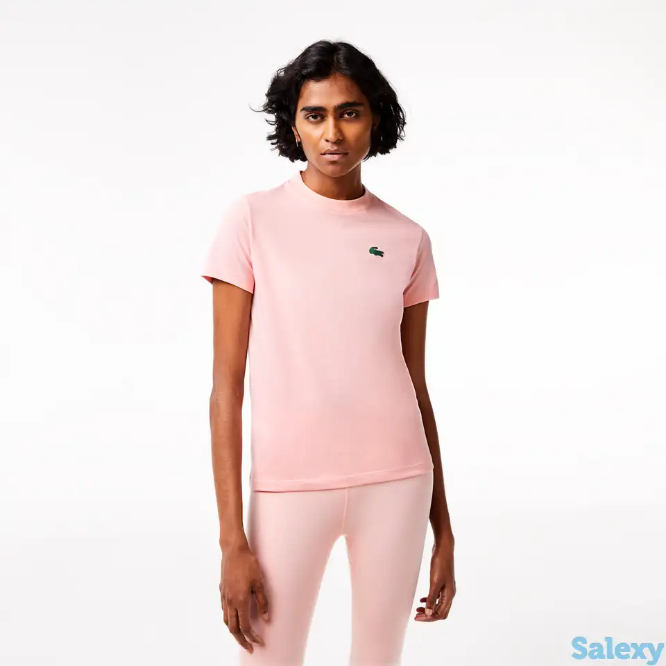 Женская футболка lacoste sport из органического хлопка, фотография 1