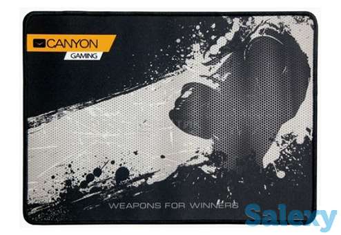Игровой коврик для мыши canyon mouse mat control-type surface cnd-cmp3. черный, фотография 2